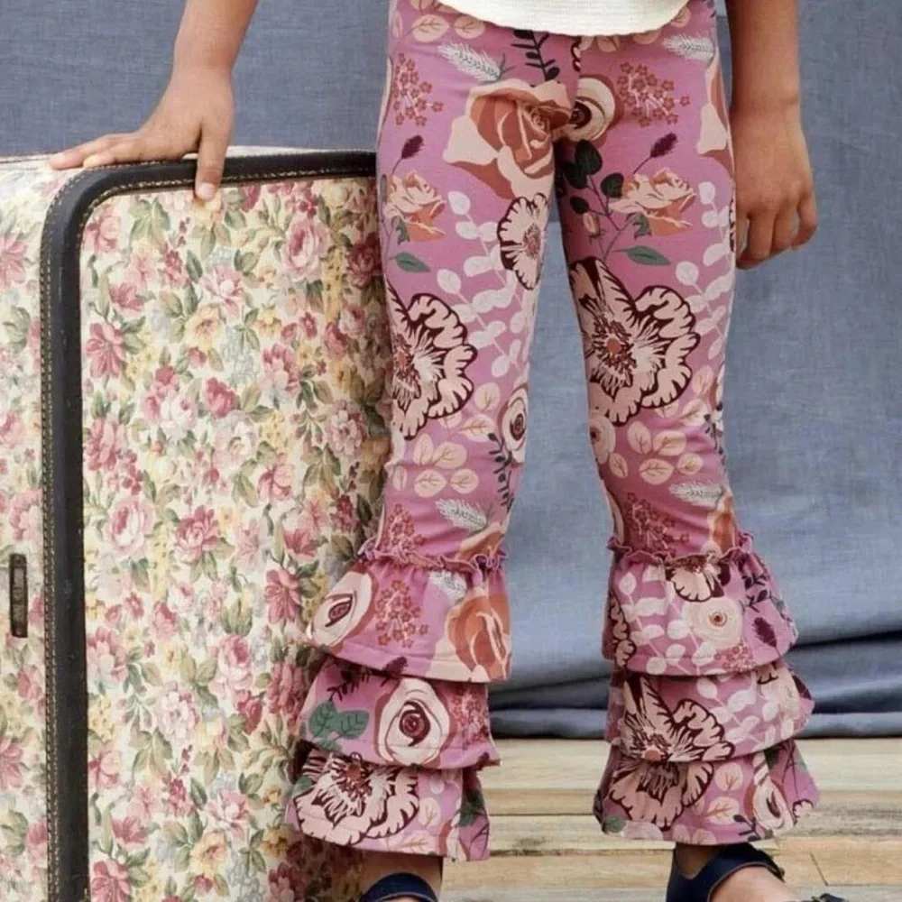Set of 2 - Matilda Jane Skirt + Ruffle Pants Set – Size 8 – Soft & Whimsical!